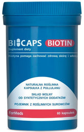 Bicaps Biotin 2925 mg 60 portioner 60 FORMEDS-kapsler